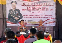 Kapolres Belu Minta Anggota Polsek Lamaknen Jaga Kekompakan
