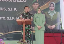 Acara Lepas Sambut Dandim Belu Penuh Haru