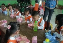 MBG Peruntukan Bayi Balita Ibu Hamil Pertama di Posyandu Tulamalae 2 Atambua