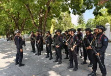 Brimob Alor Turut Sukseskan Pengamanan Pelantikan dan Pengukuhan Pejabat Daerah