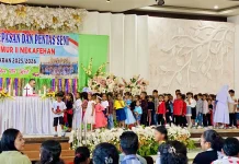 TK Bintang Timur II Atambua Gelar Misa Syukur Pelepasan Anak Didik