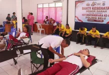 Donor Darah Polres Belu Libatkan TNI, Polri dan Bhayangkari
