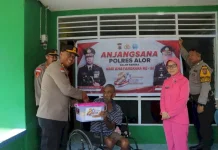 Hari Bhayangkara ke-80, Polres Alor Gelar Anjangsana ke Purnawirawan dan Warga