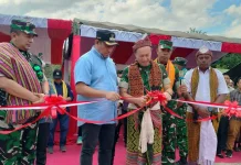 Pangdam IX/Udayana Resmikan Jembatan Perintis Garuda di TTU, Buka Isolasi Kiuola