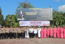 Polres Alor Gelar Doa Lintas Agama Sambut Hari Bhayangkara ke-80