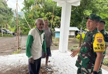 Jemaat Gereja Immanuel Bendelelang Apresiasi Kepedulian TNI AD di Alor