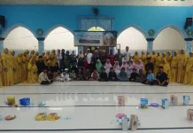 Takmir Masjid Al-Muhajidin Berbagi Bersama 45 Anak Yatim Peringati Hijriah