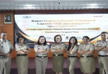 Kantah Belu Ikuti Evaluasi Kinerja Capaian Triwulan II dan Anggaran  Tahun 2026