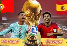 Prediksi dan Head to Head, Portugal vs Spanyol di Babak 16 Besar Piala Dunia 2026