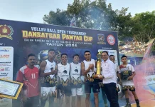 Turnament  Voli Dansatgas Cup Diapresiasi Wabup Belu, Hidupkan Turnamen Voli Batas