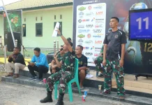 Bayu Saputra Jadi Komentator unik Turnamen Bola Voli Dansatgas Pamtas Cup 2026