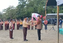 Lepas Kontingen Pramuka Ikut Jambore Daerah dan Nasional Ini Pesan Bupati Belu