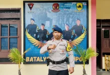 Menjelang HUT Ke-81 RI, Brimob Alor Ajak Warga Perkuat Persatuan dan Kondusivitas