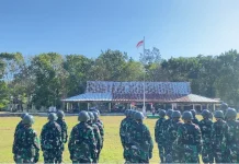 150 Kadet Unhan Fakultas Vokasi Logistik Cohort-6 Mengikuti Diksarmil