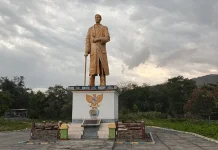Patung Sudirman Maritaing Simbol Kedaulatan Perbatasan Indonesia di Alor