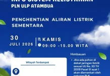 Pemeliharaan Jaringan PLN ULP Atambua Penghentian sementara Aliran Listrik