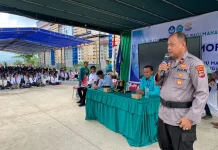 Unimor-Polres TTU Sosialisasi Bahaya NAPZA Bagi 1900 Mahasiswa Baru