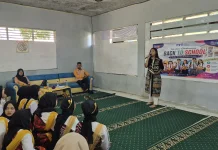 Duta GenRe Belu Ajak Pelajar MTsS Al-Muthmainnah Atambua Jauhi Pergaulan Bebas