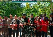 Danrem 161/Wira Sakti Kupang Resmikan Jembatan Merah Putih di ATU