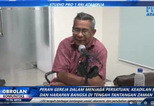 Gereja Diminta Jadi Garda Persatuan di tengah Tantangan Zaman