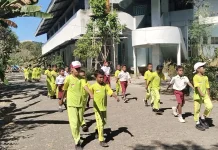 SDN Wirasakti Atambua Mulai Berlatih Gerak Jalan, Sambut HUT ke-81 Kemerdekaan RI