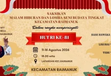 Persiapan HUT RI ke-81, Kecamatan Raimanuk Gelar Beragam Lomba Budaya dan Olahraga