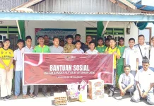 Lapas Kalabahi Berbagi Bantuan Pangan Bersama Anak Yayasan An-Nur