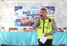 Satlantas Pores Belu Edukasi Keselamatan bagi siswa Pelajar IL KAPTEN FATUBAA