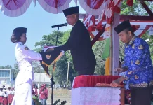 HUT ke-81 RI, Kecamatan Tastim Gelar Upacara dan Kobarkan Semangat Nasionalisme