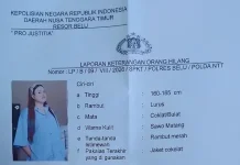 Karyawan Toko Niky Jaya Dilaporkan Hilang Menjelang Pertunangan