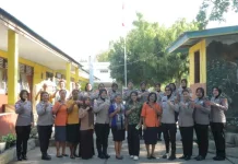 Polwan Polres Alor Edukasi Siswa SD tentang Keberanian Melindungi Diri