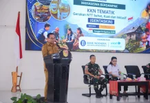 Wabup Belu Lepas 146 Mahasiswa KKN dari 41 Perguruan Tinggi