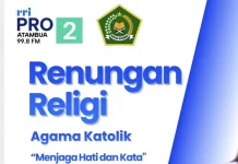 RRI Atambua dan Kemenag TTU Perkuat Siaran Renungan Religi