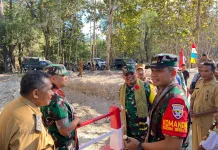 Kodim TTU Membangun Jembatan Beton Oenak untuk Permudah Akses Warga Pedesaan