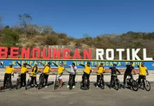 Kapolres Belu Gowes Bersama Pejabat Utama Pantau Kamtibmas