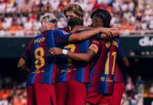 Barcelona Tampil Perkasa di Mestalla, Barcelona Amankan Puncak Klasemen La Liga