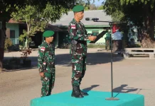 Perkokoh Jiwa Nasionalisme, Kodim 1605/Belu Gelar Upacara Bendera Awal September