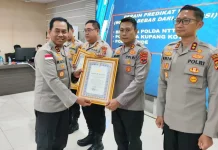 Polres Belu Raih Penghargaan Pelayanan Prima dari Kapolri