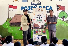 Tim KKN-PPM UGM Hadirkan Pojok Baca di SDK Sadi