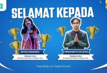 Fernandito dan Mitha keluar sebagai Terbaik Putra dan Putri Lomba Bintang Radio