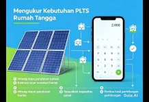 Kebutuhan PLTS Rumah Tangga Dapat Dihitung Secara Sederhana