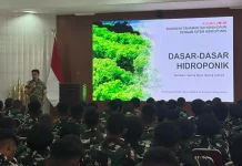 Personil Kodim Belu Bekali Kadet Unhan Jurus Bertani tanpa Tanah