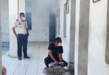 Cegah DBD, Lapas Kalabahi Gelar Fogging di Blok Hunian