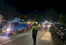 Polres Alor Kawal Pembukaan HUT Klasis Teluk Kabola ke-11