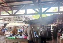 Polsek Alor Barat Daya Intensifkan Patroli di Pasar Rakyat Moru