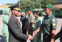 Kodim Belu Gelar Korps Raport Kenaikan Pangkat Perwira, Bintara dan Tamtama