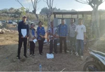 Kantah Belu Peninjauan Lapang PTP di Kelurahan Umanen