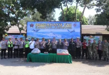 Solid, Polres Belu, Brimob, BRI dan Kejari Kejutkan Kodim 1605/Belu di HUT ke-81 TNI