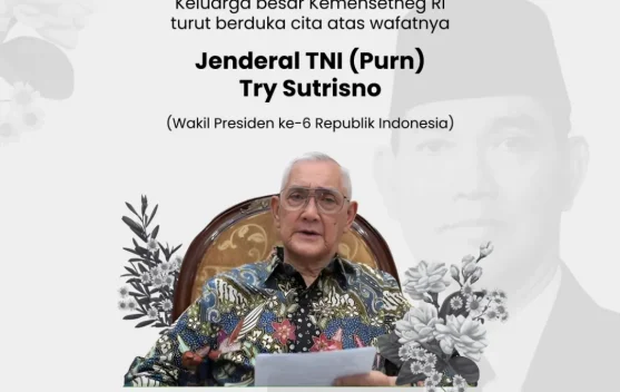 Mantan Wapres Ke-6 Indonesia Try Sutrisno Tutup Usia