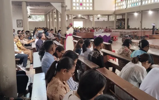 ASN Pemkab Belu TNI/Polri Mengikuti Rekoleksi Kategorial Pra Paskah